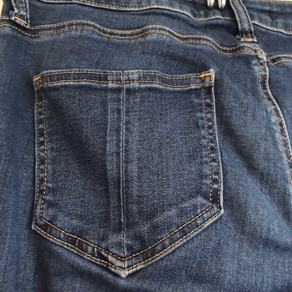 Prosperity ankle length jeans, size 30, rolled cuff, dark wash - Picture 5 of 6